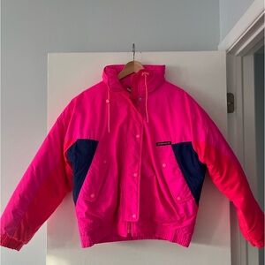 Retro 80’s Neon Sun Ice Ski Jacket (Warm!)
